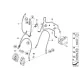 Original BMW Bremsleitung Steuerkreis vorne (34328530490)