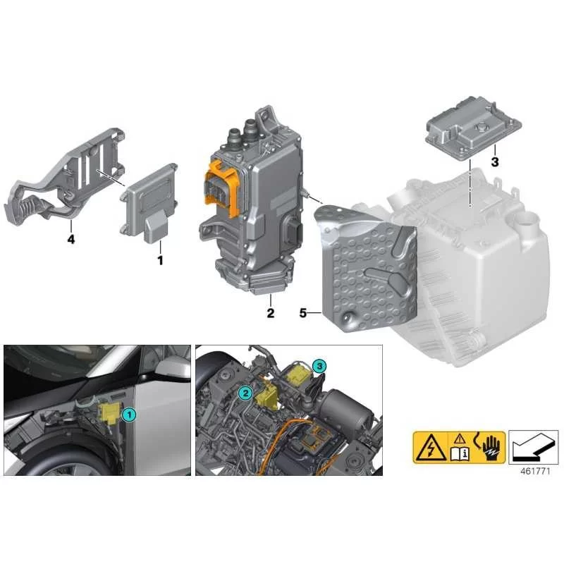 Genuine BMW i Basic control unit eDME (12388661706)