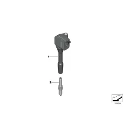Genuine BMW Ignition coil (12138647463)