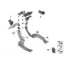 Genuine BMW FRESH AIR GRILLE CENTER (64229258357)