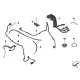 Genuine BMW Wiring harness, A/C compressor (12437589313)