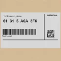 Genuine BMW 61315A0A3F6