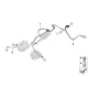 Genuine BMW Cable alternator-starter-base B+ (12427531720)
