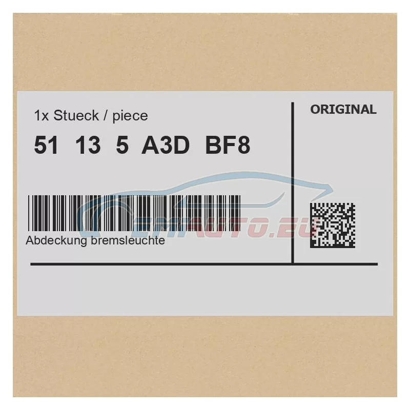 Genuine BMW 51135A3DBF8