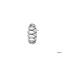 Original BMW Satz Tonnenfeder (33539061400)