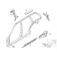 Genuine BMW Left interior column D (41218191703)