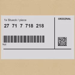 Genuine BMW 27717718218 - Nut