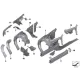 Genuine BMW Spring strut assembly, front right (41007481002)