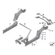 Genuine BMW Bracket, B-pillar side panel, top left (41008812543)