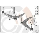 Original BMW Satz Querlenker (31122157601)