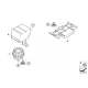 Genuine BMW 65753449417 - Ultra sonic-module