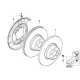 Original BMW Bremsscheibe belüftet (34216855157)