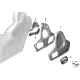 Original BMW Blende Durchbruch oben (52107390840)