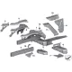 Genuine BMW Bracket, DSC (41007488043)