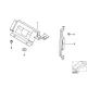 Original BMW Halter Steuergerät (61358379549)