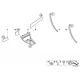 Genuine BMW Handle upper section, walnut, left (51413453003)