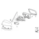 Genuine BMW 51167206626 - Supporting ring right