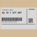 Original BMW Bezug Basis Lehne Leder links (52107477057)