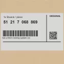 Genuine BMW 51217068869 - Set uniform locking system (code)