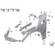 Genuine BMW Bracket, side panel column A left (41007438927)