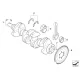 Genuine BMW Upper guide washer (11217791004)