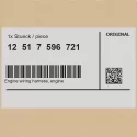 Genuine BMW 12517596721 - Engine wiring harness, engine module