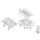 Оригинал BMW Стойка коврика (65133405802)