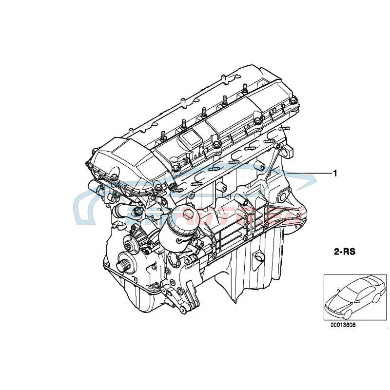 Genuine BMW Short Engine (11000140992)
