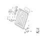 Original BMW Rahmen Rückenlehne rechts (52207286307)