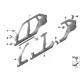 Genuine BMW Side panel bracket, front left 3 (41002993041)
