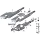 Genuine BMW Trim panel, railing left (51477343145)